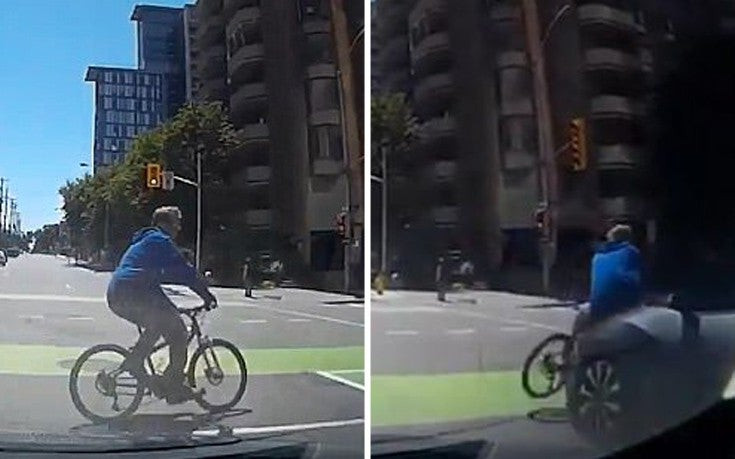 Τρομακτικό ατύχημα από παραβίαση κόκκινου σηματοδότη (βίντεο)